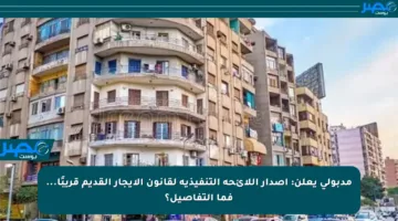 مدبولي يعلن: إصدار اللائحة التنفيذية لقانون الإيجار القديم قريبًا… فما التفاصيل؟